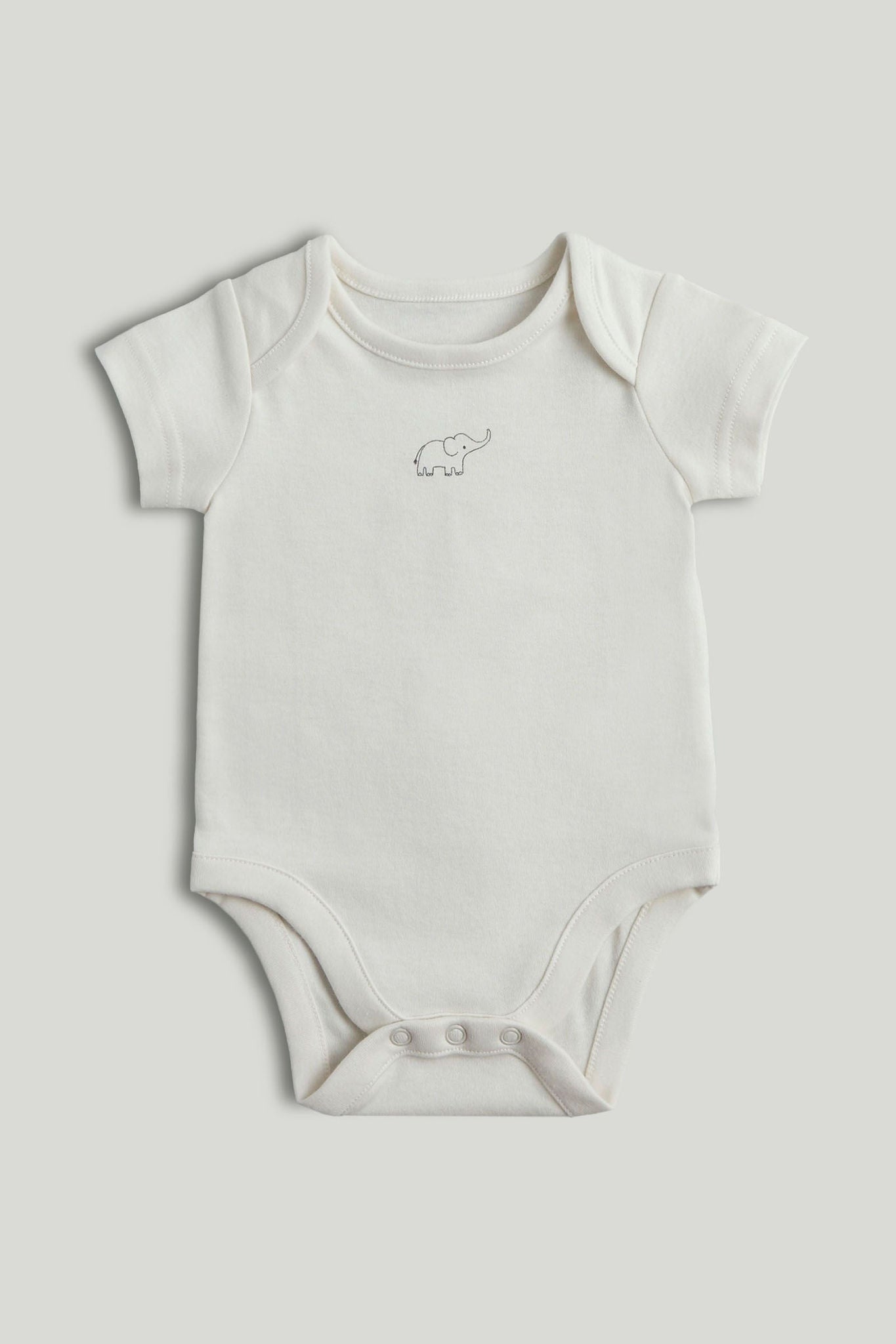 5 Pack Safari Short-Sleeved Bodysuits