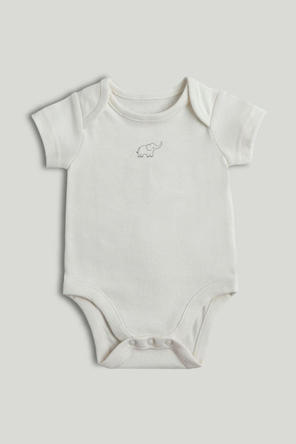 5 Pack Safari Short-Sleeved Bodysuits