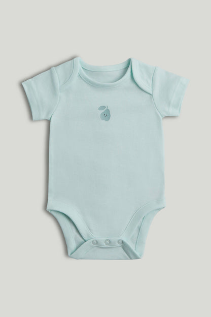 5 Pack Breakfast Friends Short-Sleeved Bodysuits