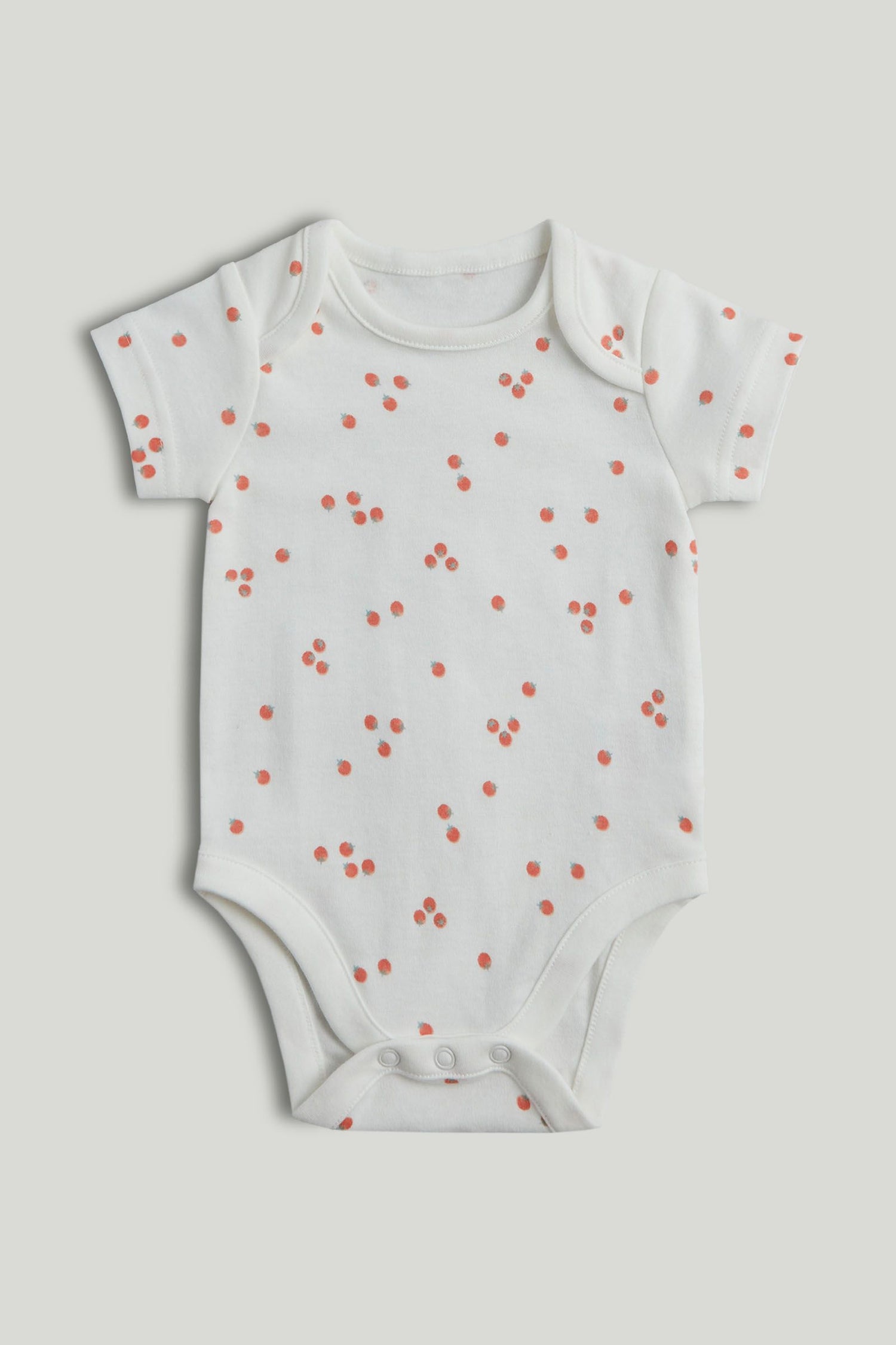 5 Pack Breakfast Friends Short-Sleeved Bodysuits