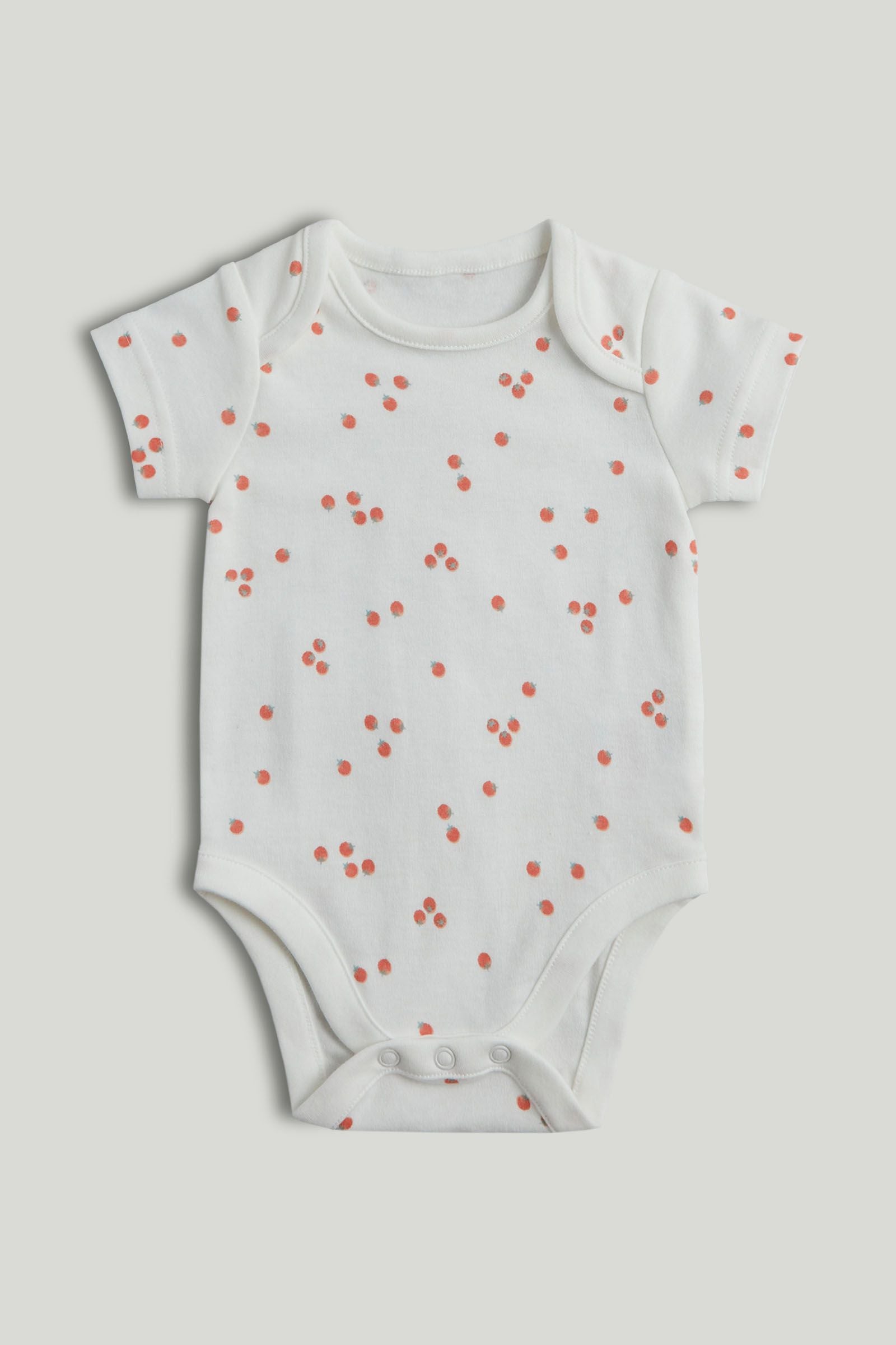 5 Pack Breakfast Friends Short-Sleeved Bodysuits