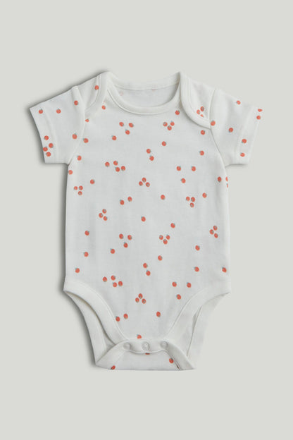 5 Pack Breakfast Friends Short-Sleeved Bodysuits