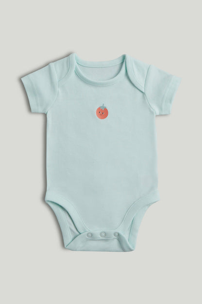 5 Pack Breakfast Friends Short-Sleeved Bodysuits