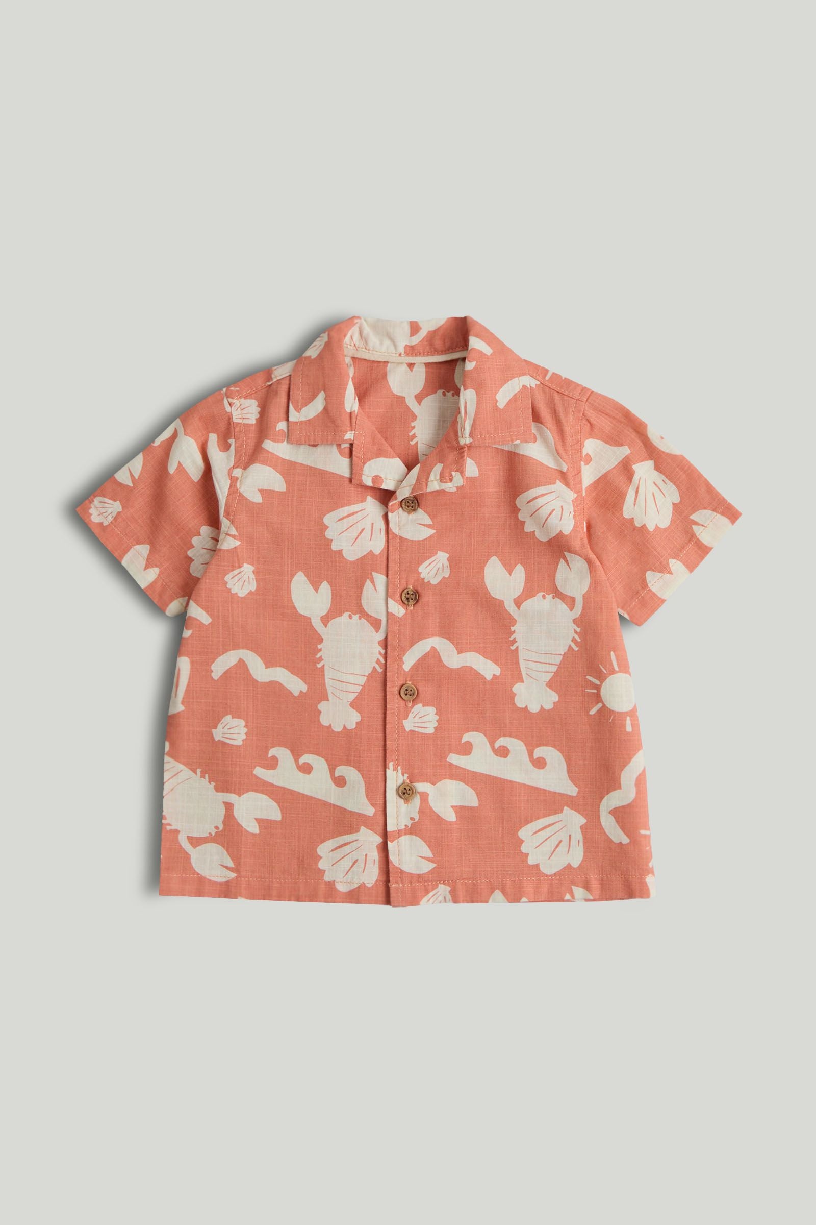 Orange Lobster Shirt - Dark Orange / 12-18 Months