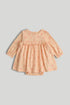 Peach Floral Romper Dress - Pink / 12-18 Months