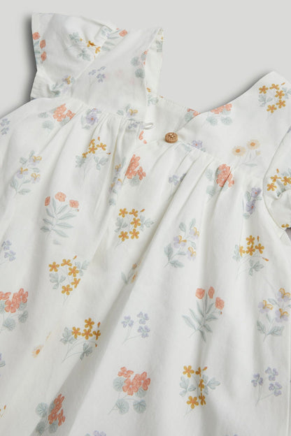Floral Dress, Knickers and Socks Outfit