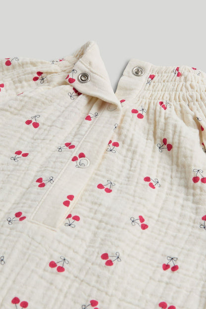 Muslin All-in-One and Headband Outfit