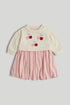Puff Ball Twofer Dress - Multi / 12-18 Months