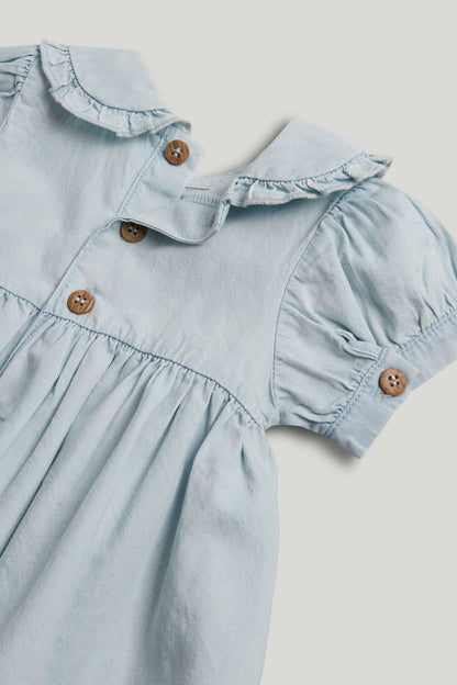 Blue Chambray Dress and Knickers