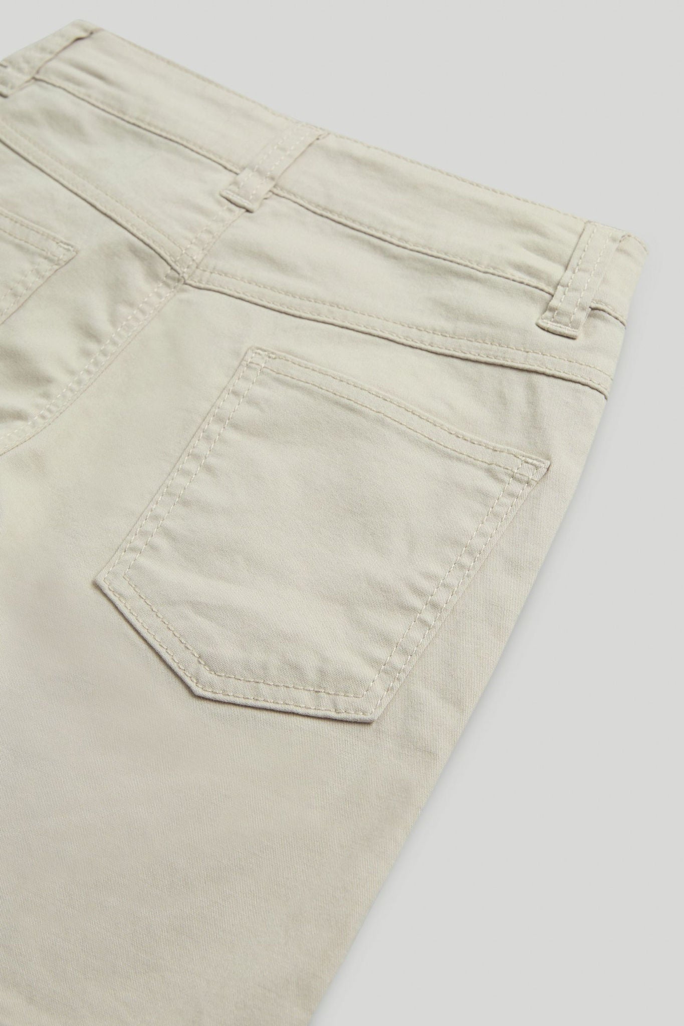Stone Denim Shorts