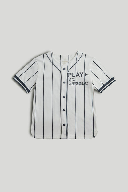 Baseball Shirt - White / 9-10 Years