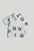White Printed Shirt - White / 9-10 Years