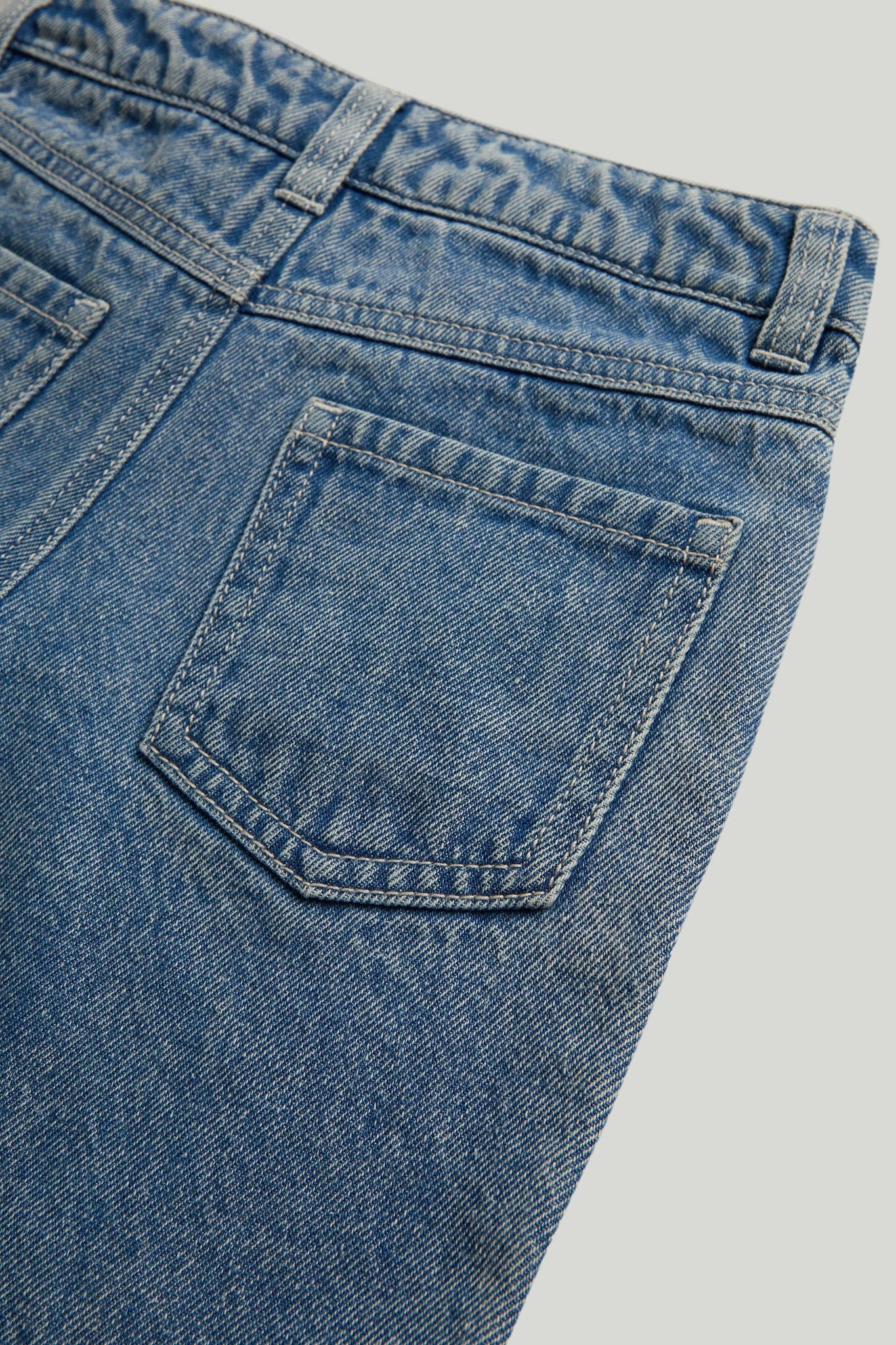 Denim Bermuda Shorts