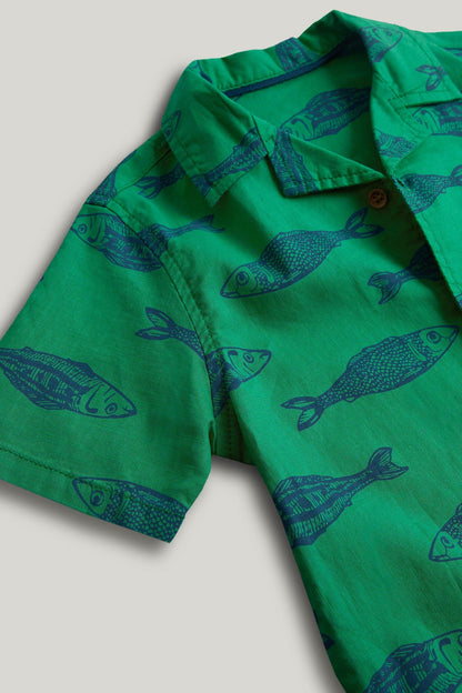 Green Fish Shirt