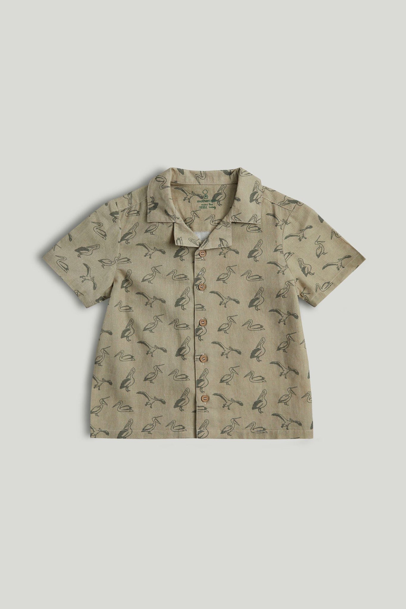 Pelican Linen Blend Shirt - Brown / 9-10 Years