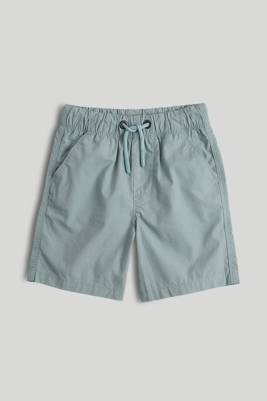 Blue Poplin Shorts - Blue / 9-10 Years
