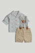 Shirt, Shorts and Braces Outfit, 9 months to 5 years - Multi / 12-18 Months