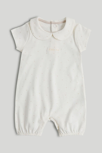 My First White Romper - White / 12-18 Months