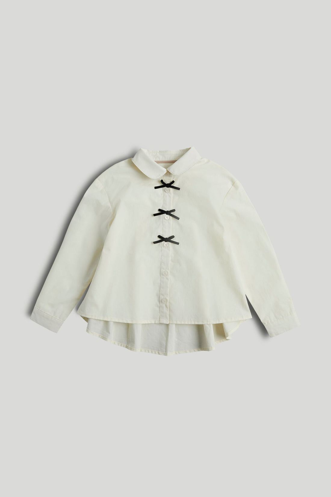 Cream Back Pleated Shirt - Cream / 12-18 Months