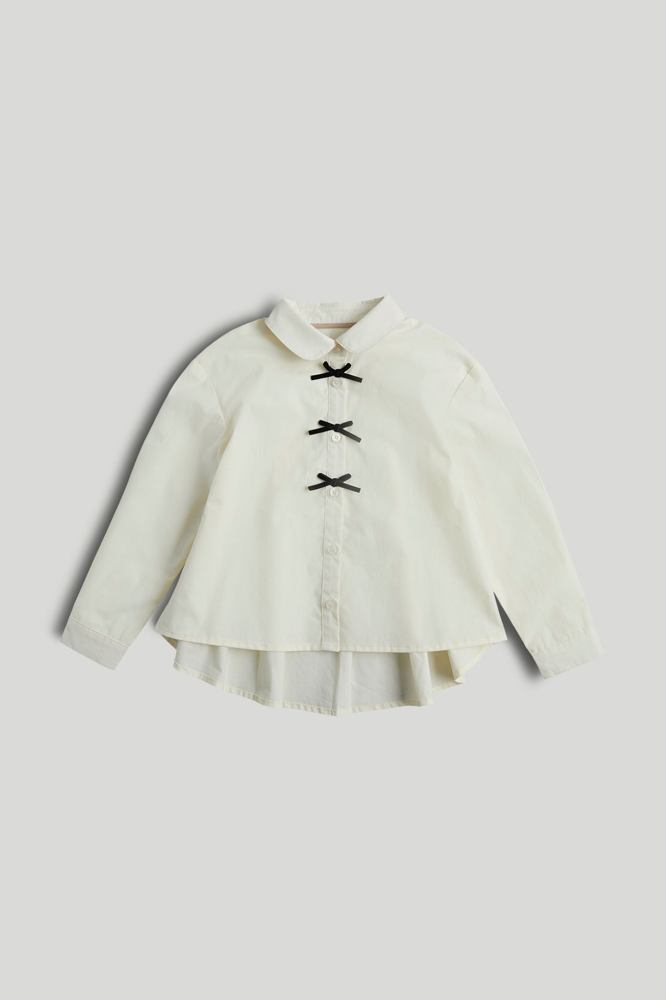 Cream Back Pleated Shirt - Cream / 12-18 Months