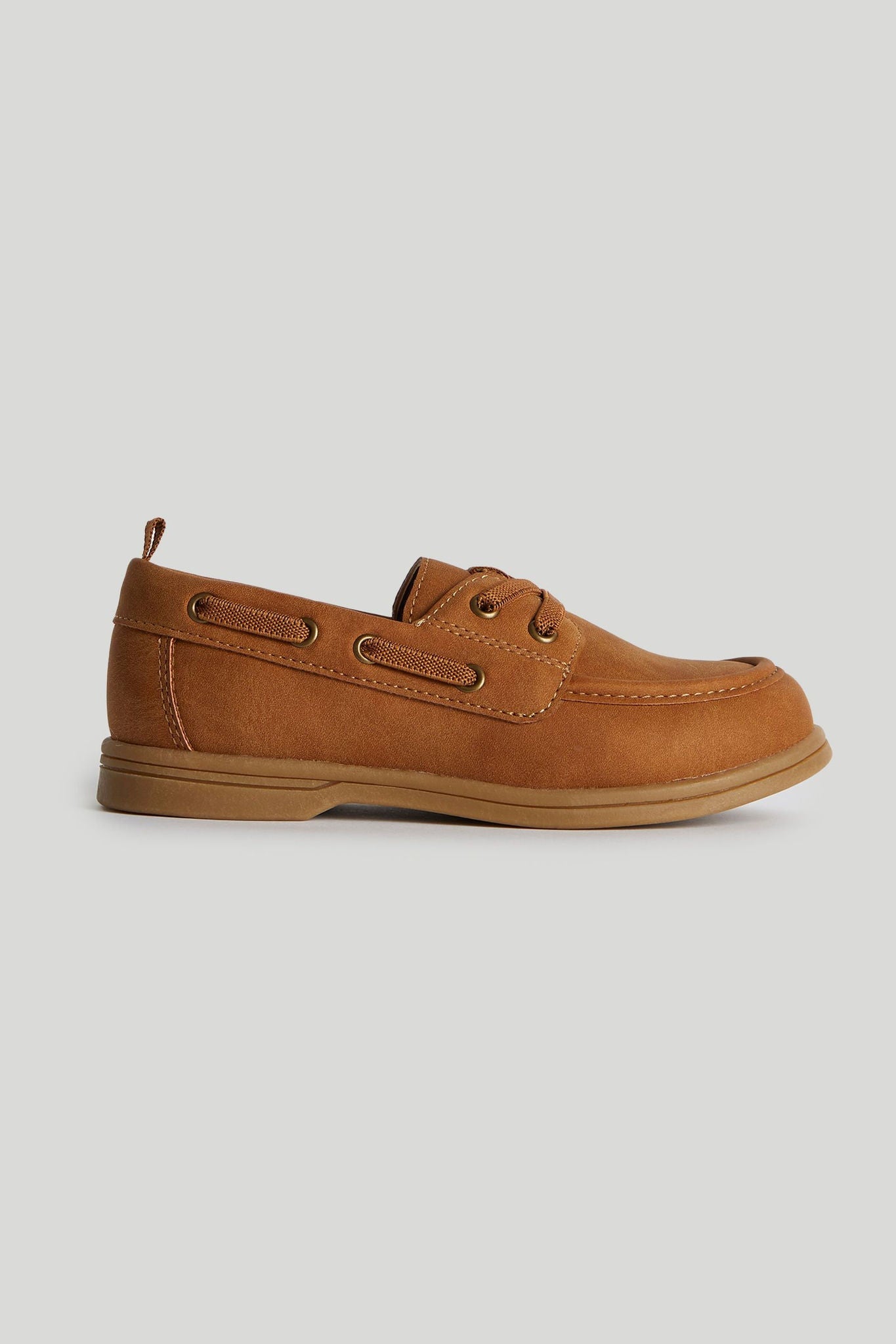Tan Boat Shoes - Brown / 6.5-7.5 Years