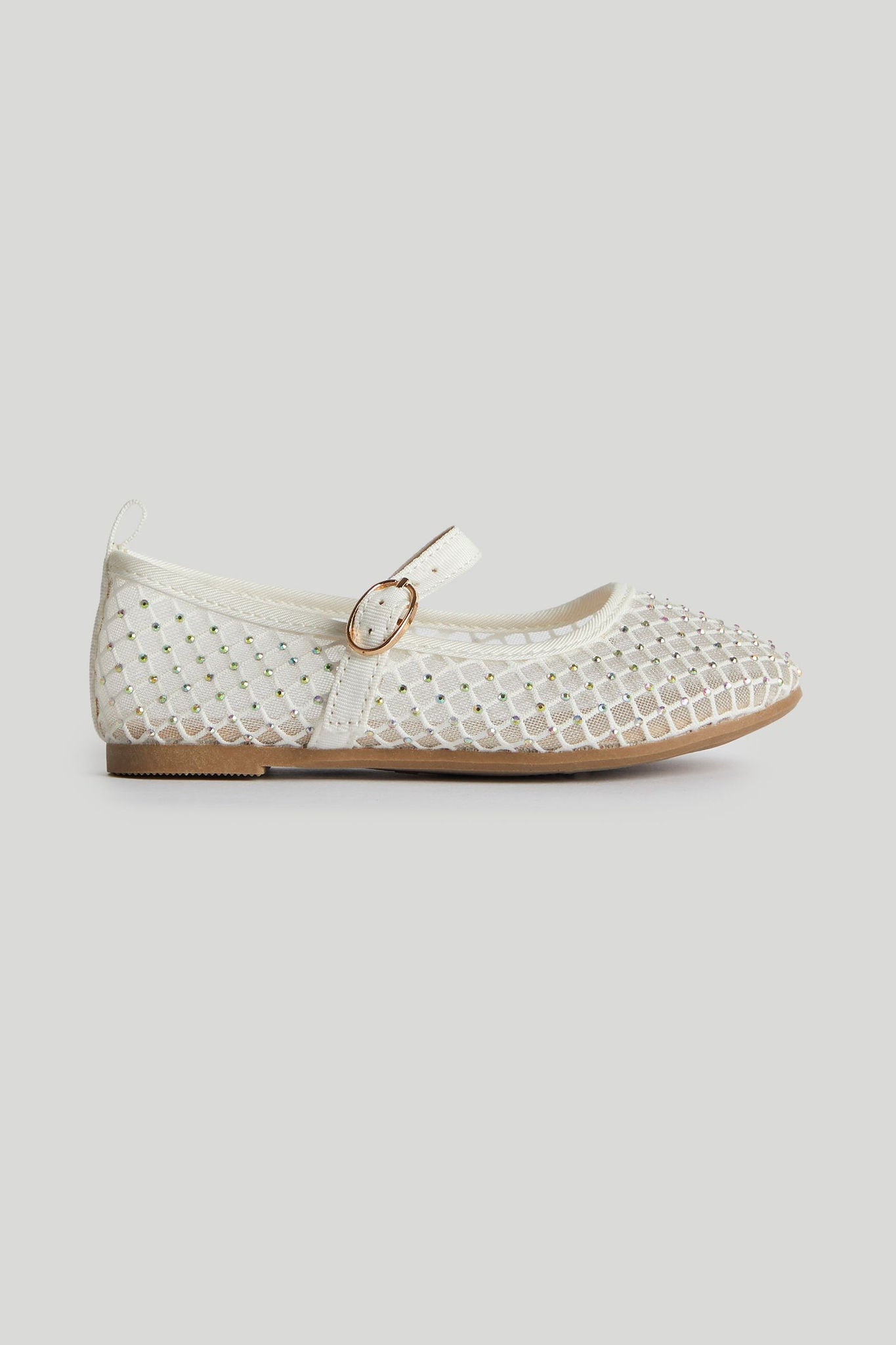 Silver Sparkle Ballerina Shoes - Silver / 6.5-7.5 Years