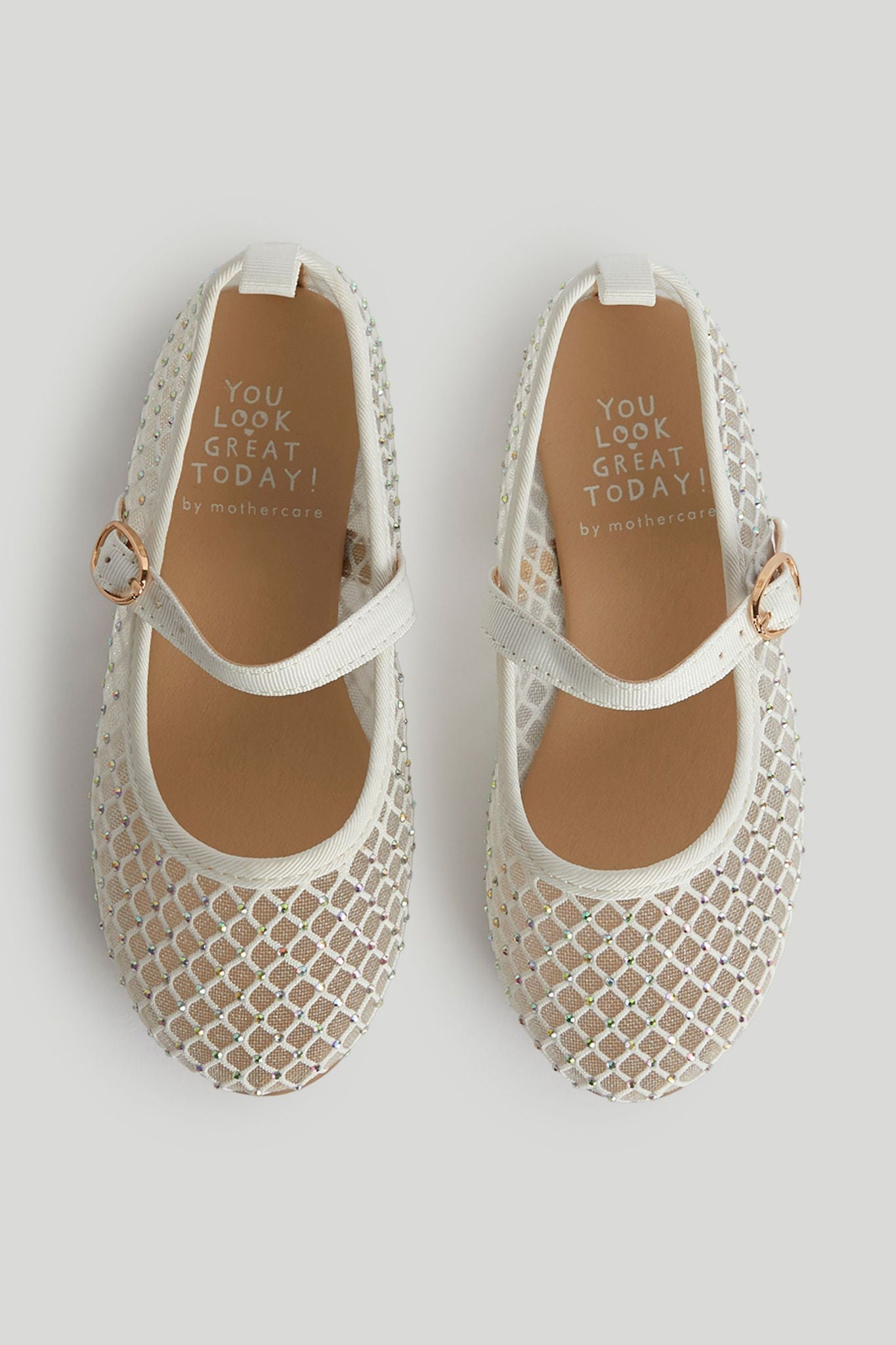 Silver Sparkle Ballerina Shoes