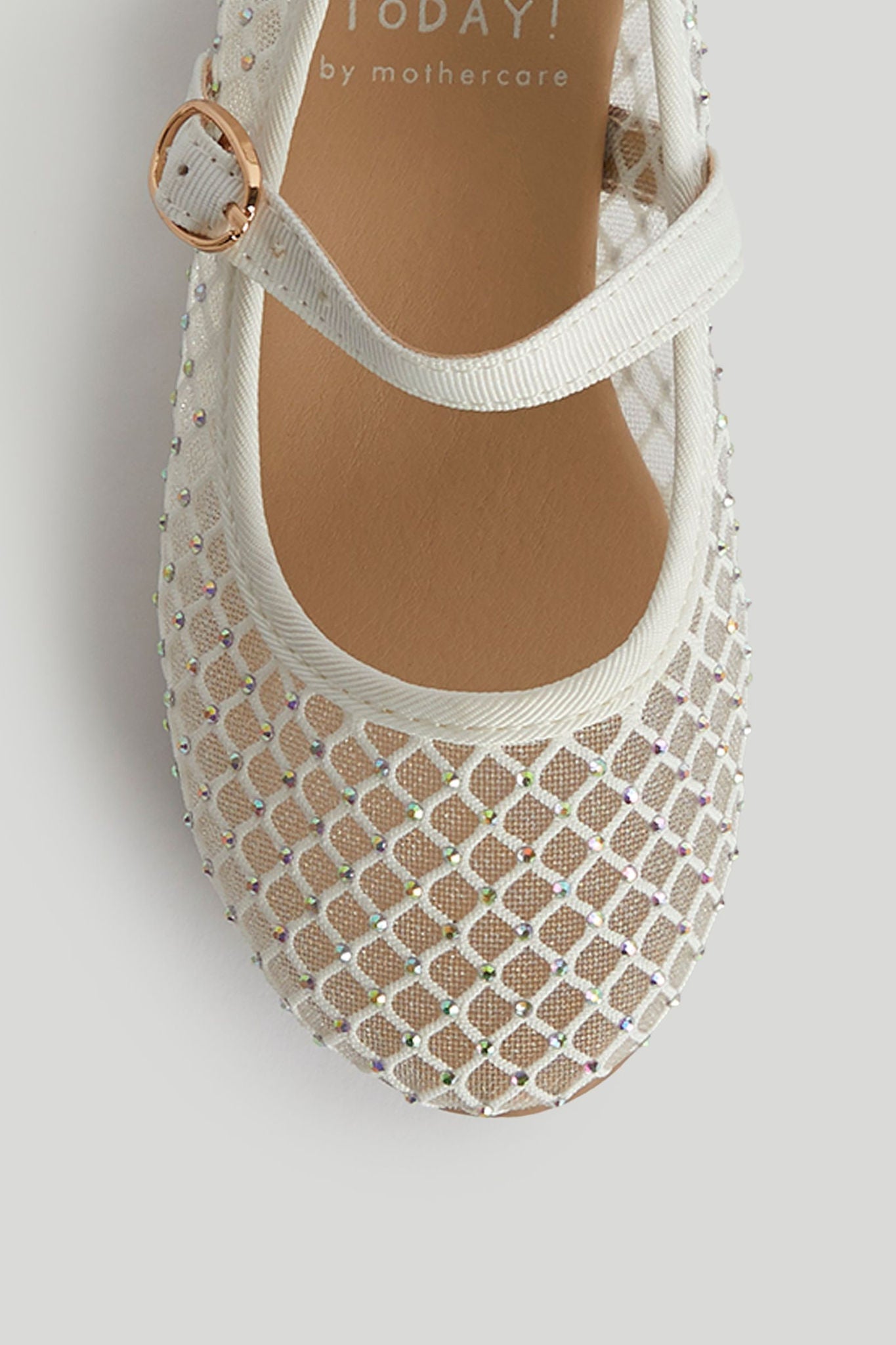 Silver Sparkle Ballerina Shoes