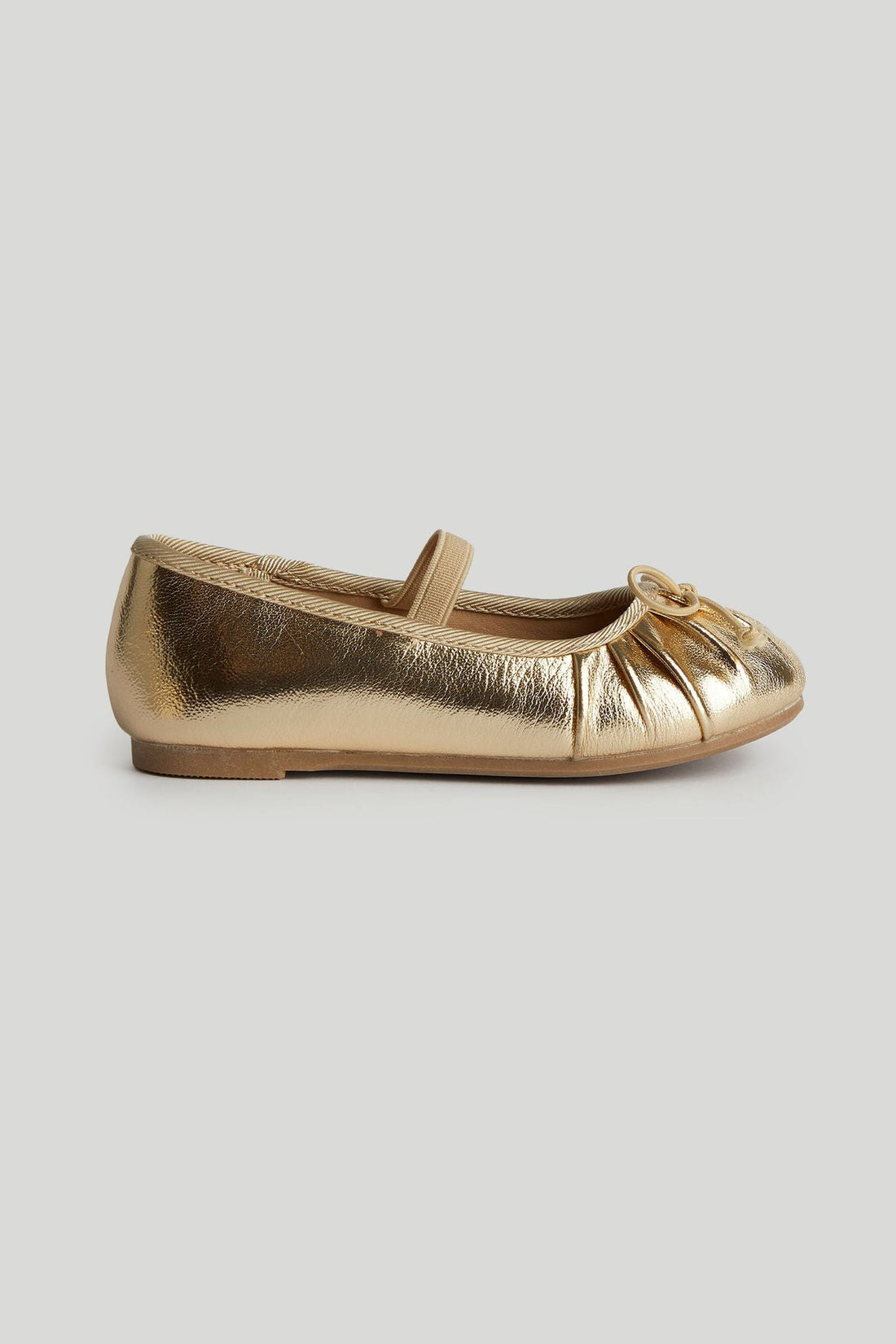 Gold Ballerina Shoes - Yellow / 6.5-7.5 Years