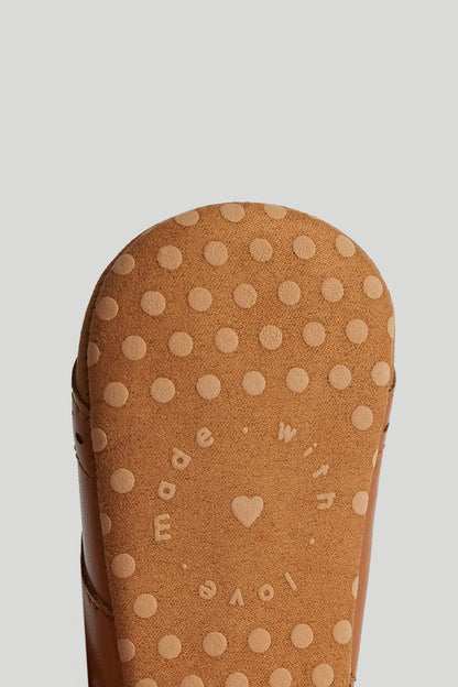 Brown T-Bar Pram Shoes
