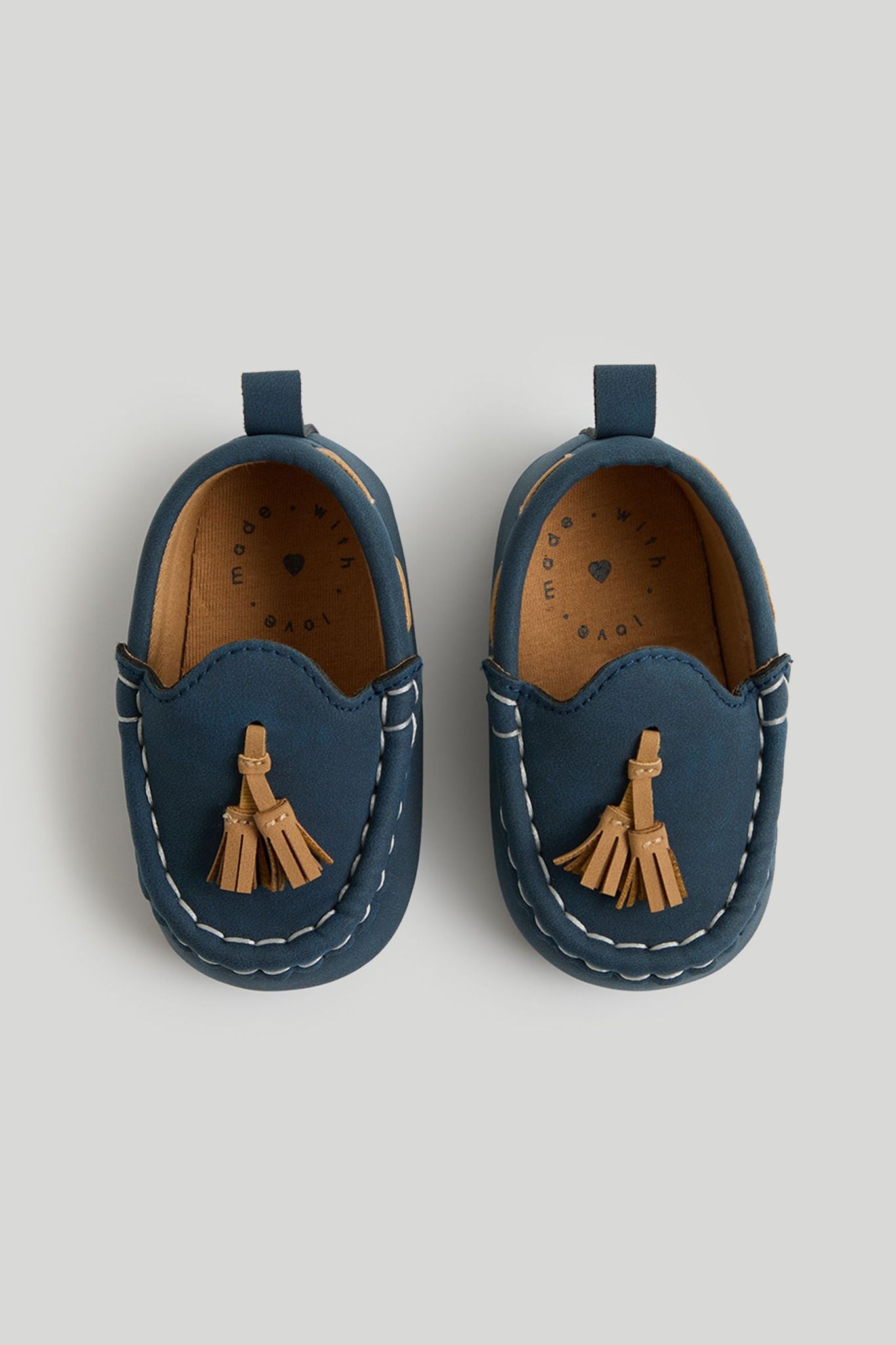 Navy Loafer Shoes
