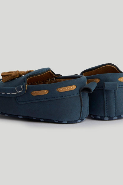 Navy Loafer Shoes