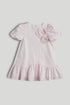 Pink Striped Cotton Dress - Light Pink / 9-10 Years