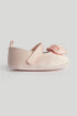 Pink Flower Pram Shoes - Pink / 12-18 Months