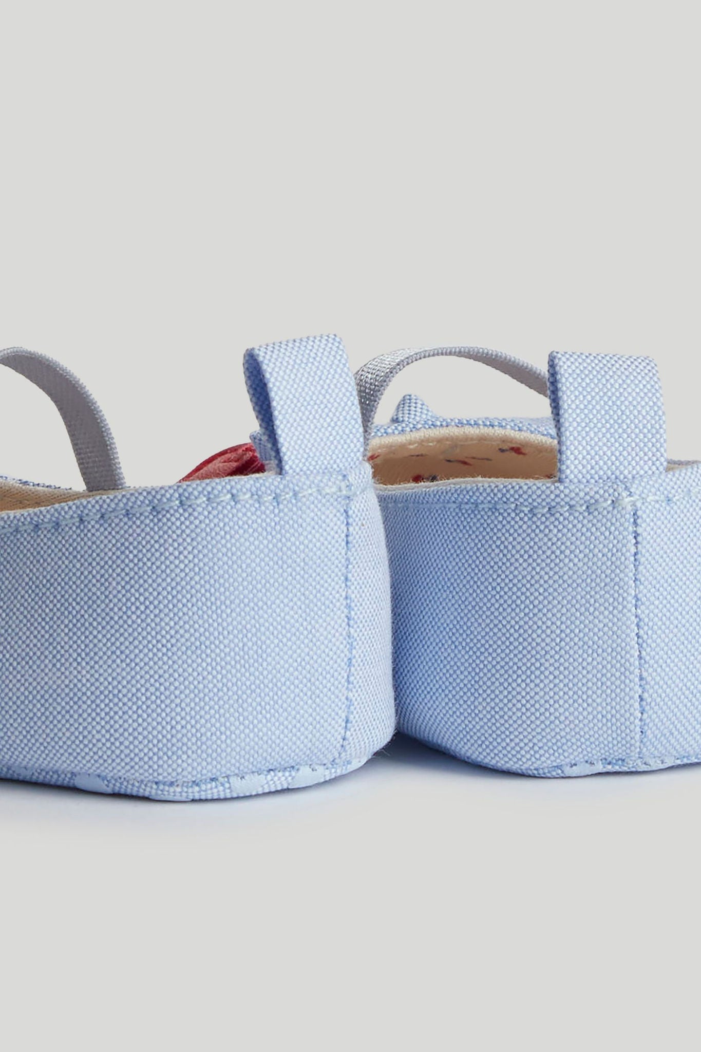 Denim Ballerina Pram Shoes