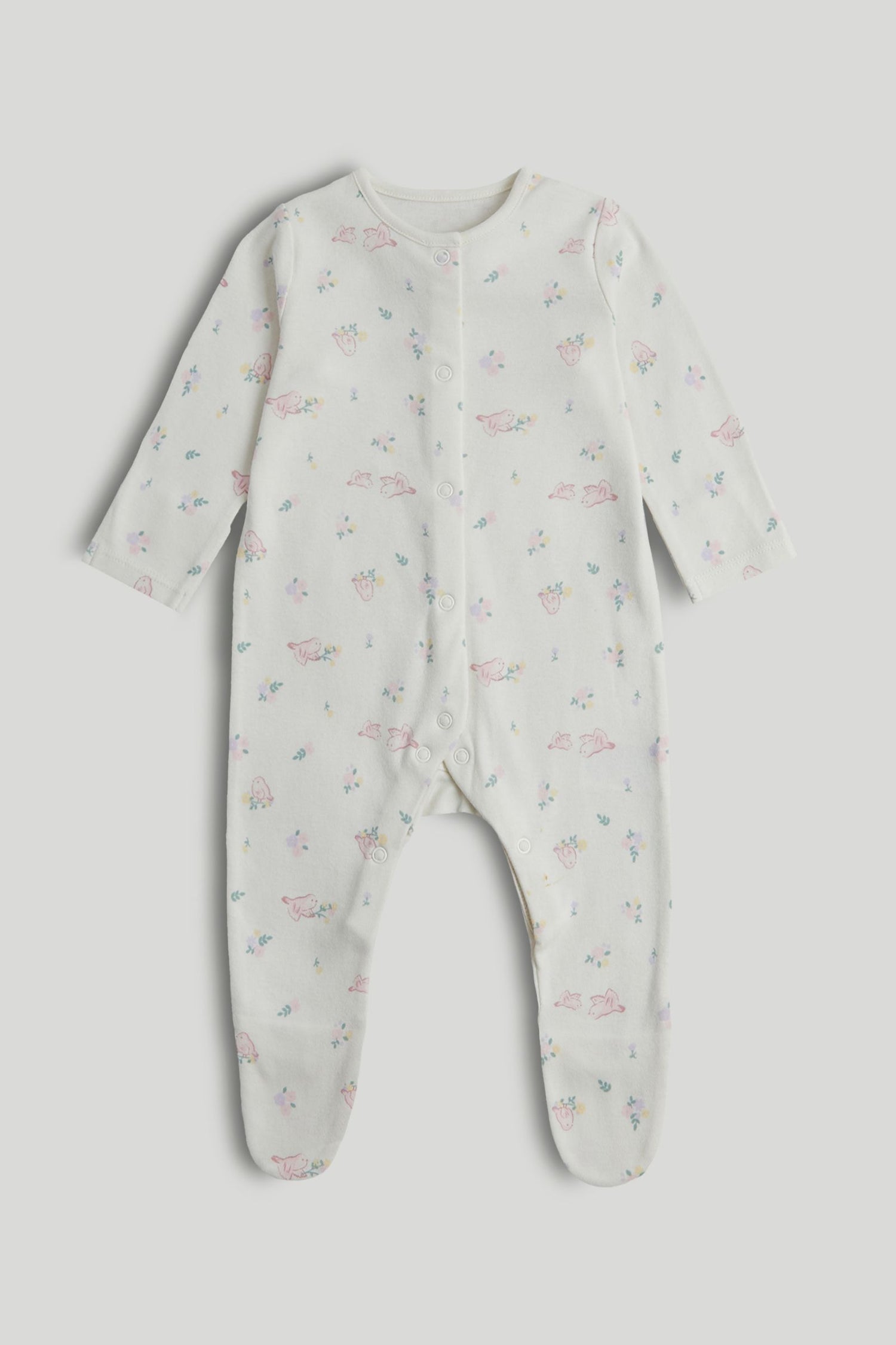 3 Pack Little Bird Sleepsuits