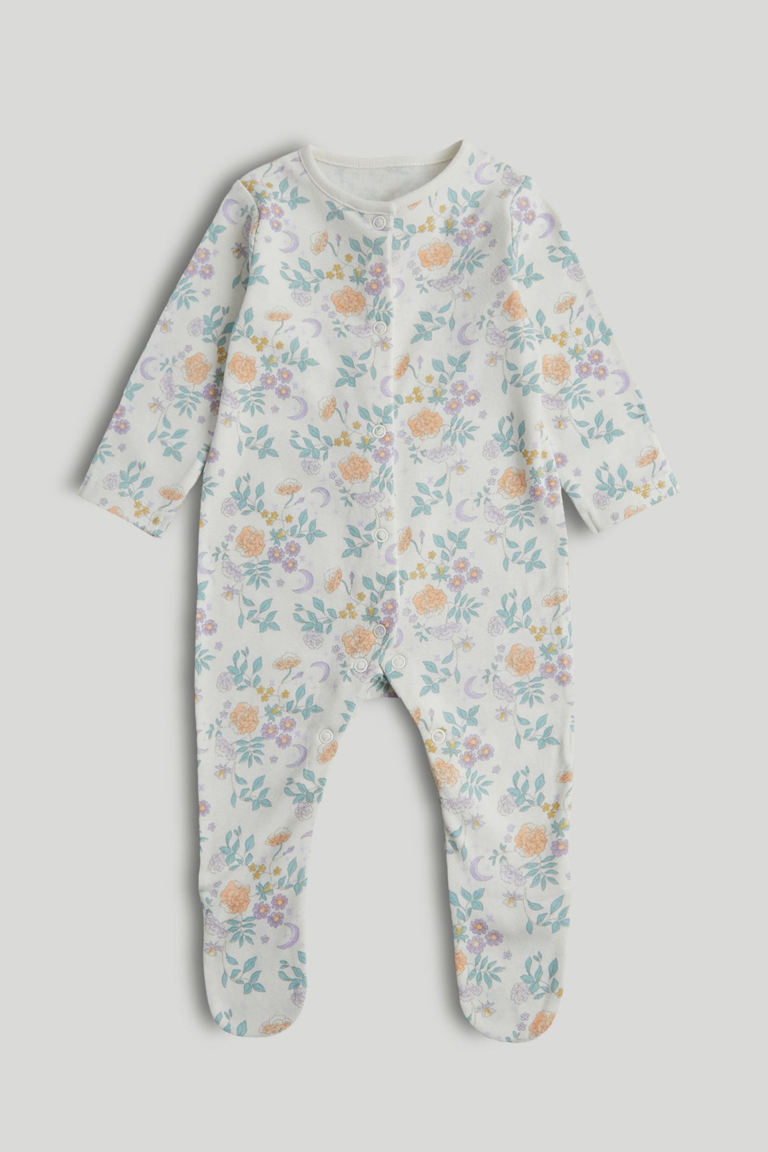 3 Pack Floral Sleepsuits