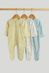 3 Pack Fruit Sleepsuits - Multi / Up to 1 Month