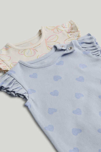 2 Pack Butterfly Rompers