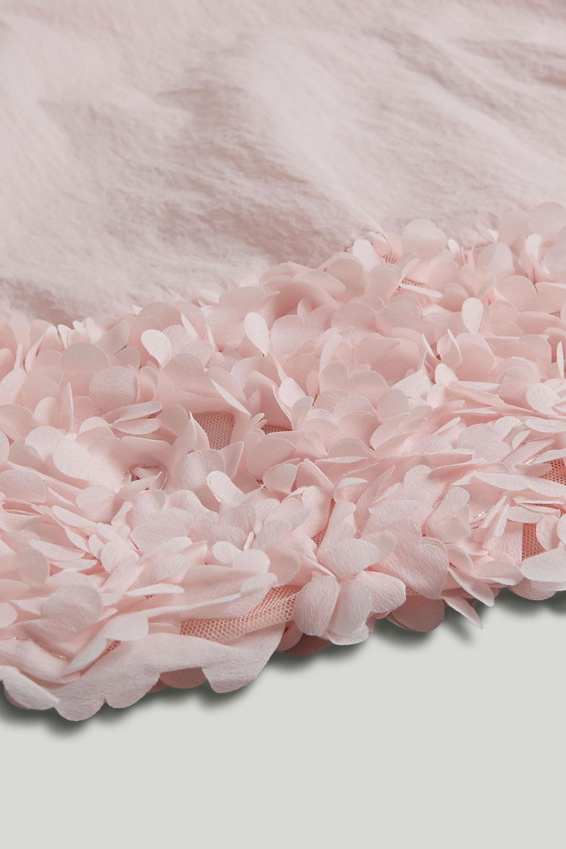 Pink Flower Hem Occasion Dress
