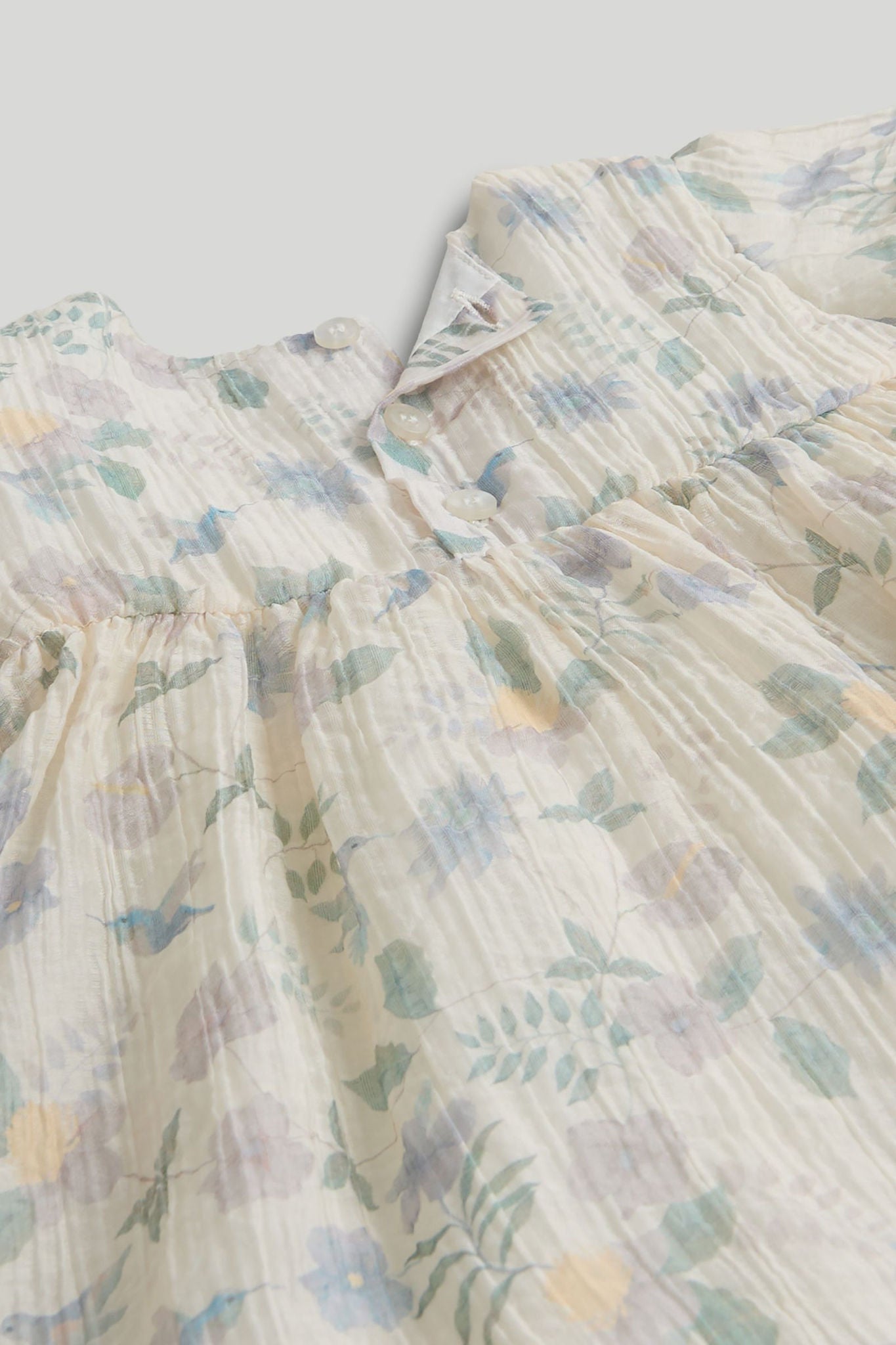 Floral Crinkle Dress and Knickers Outfit