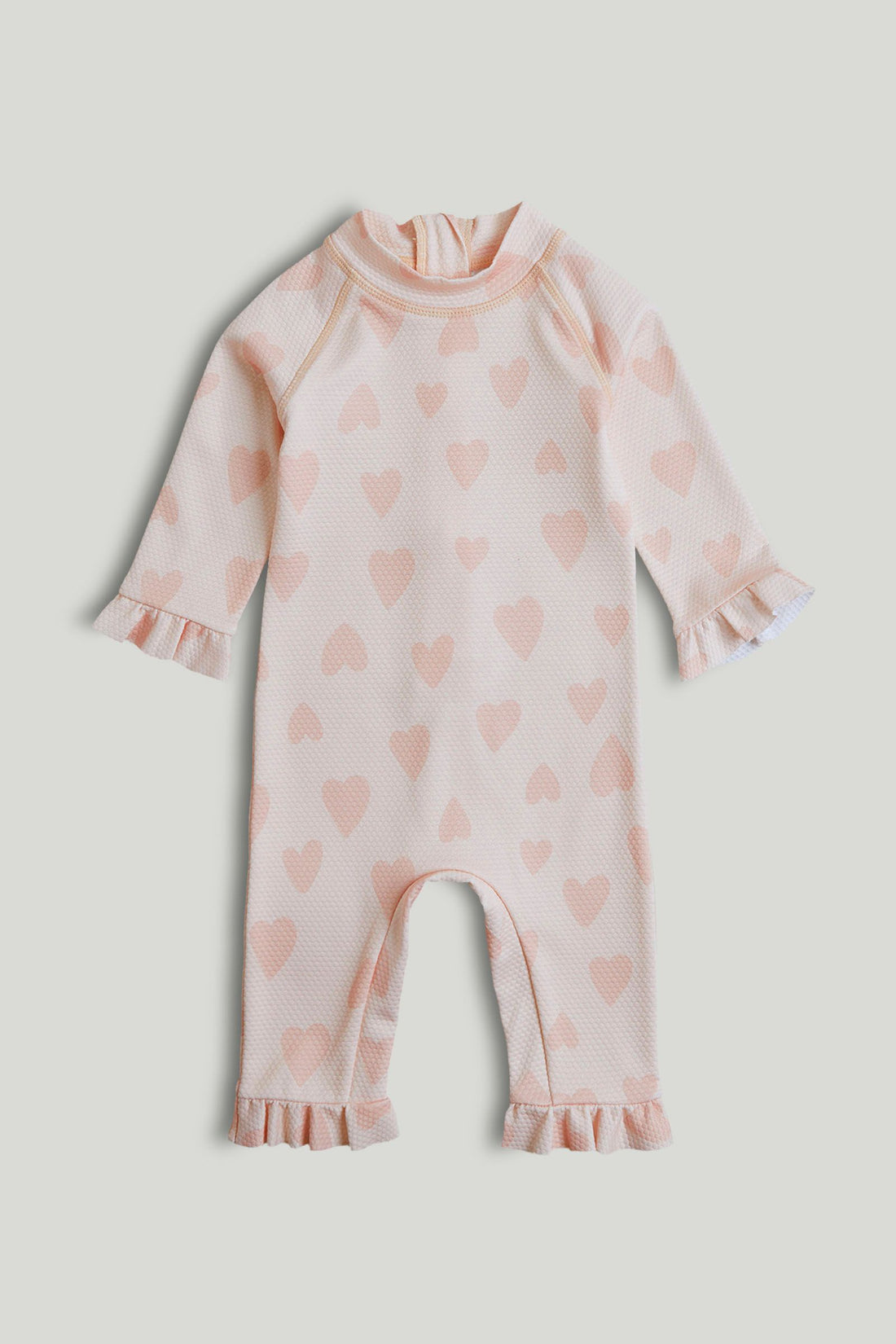 Pink Sunsafe UPF50+ Suit - Pink / 12-18 Months
