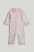 Pink Sunsafe UPF50+ Suit - Pink / 12-18 Months