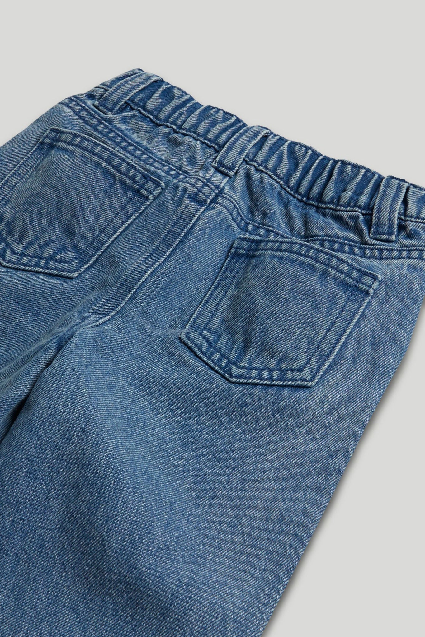 Barrel-Leg Denim Jeans