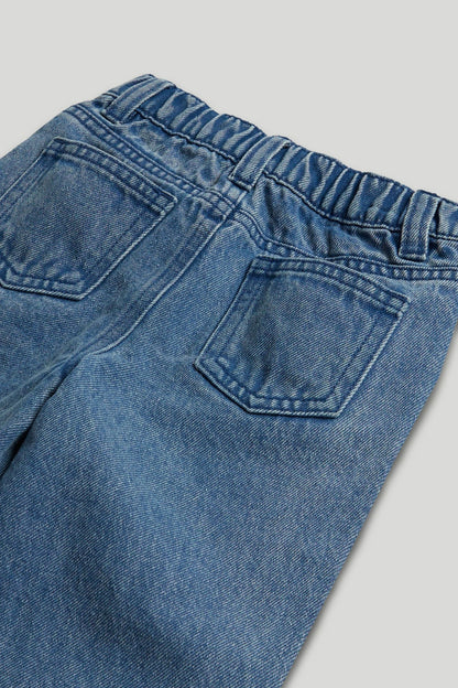 Barrel-Leg Denim Jeans