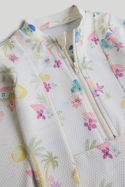 Tropical Sunsafe UPF50+ Swimsuit