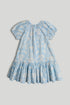 Blue Cotton Dress - Blue / 9-10 Years