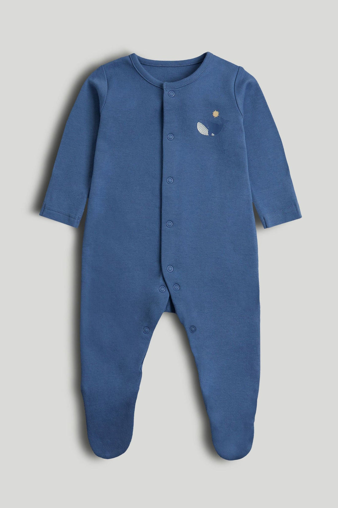 3 Pack Whale Sleepsuits