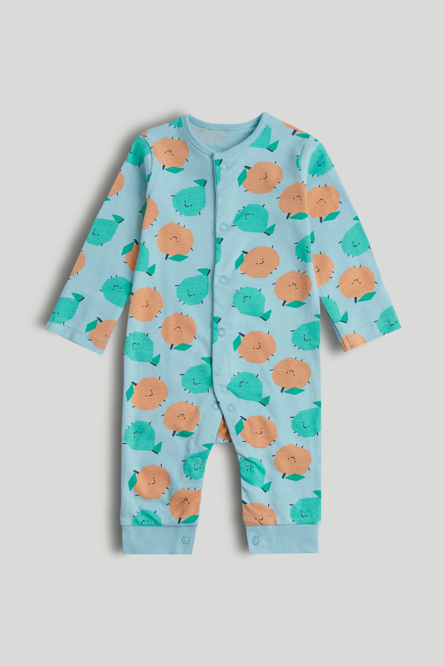 3 Pack Fruit Footless Sleepsuits