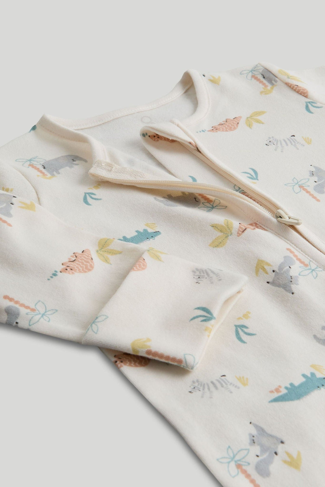 2 Pack Footless Zip-Up Sleepsuits
